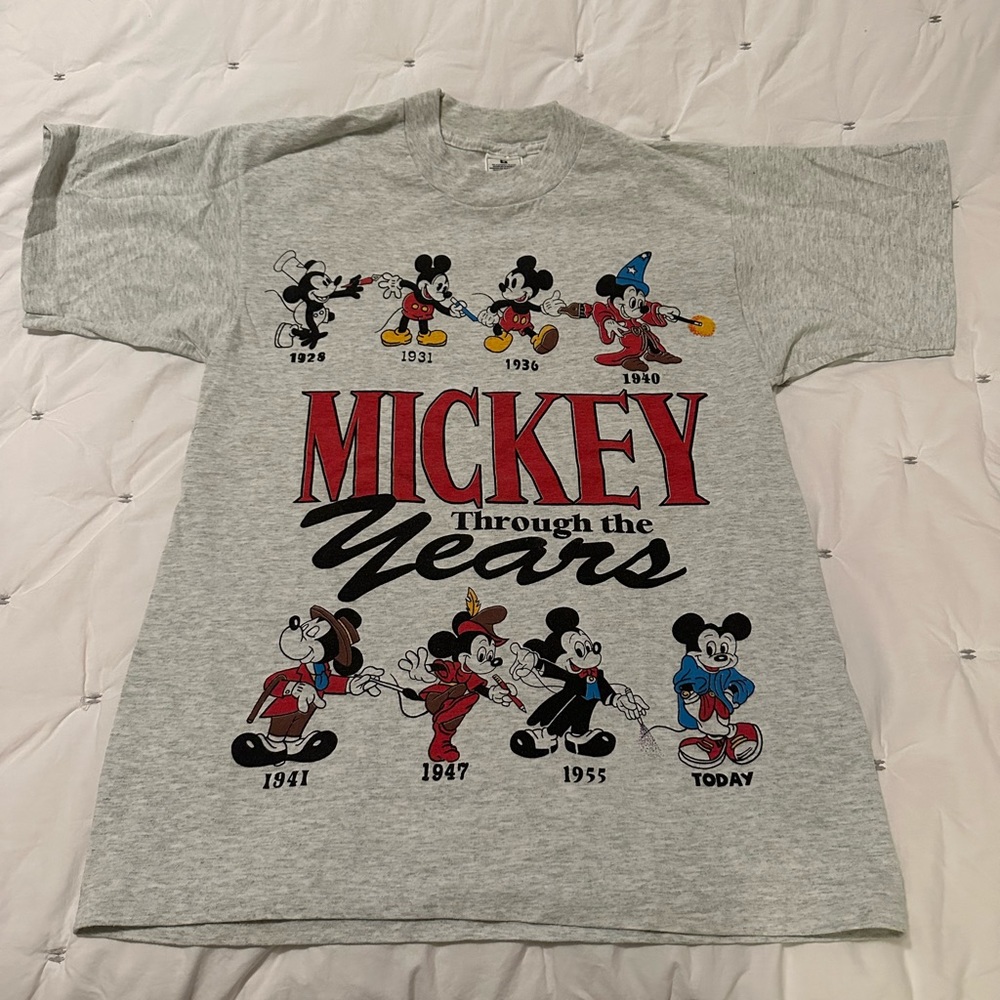 Vintage Mickey through the years tee shirt